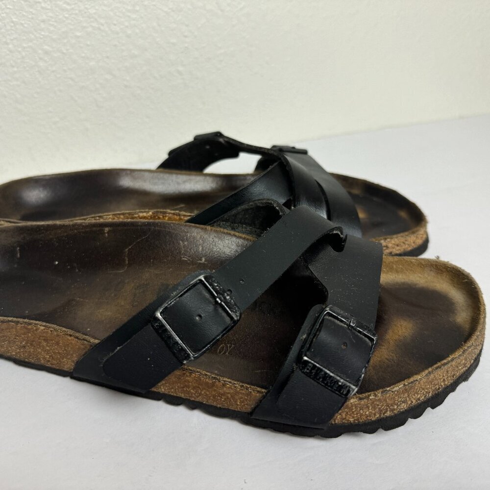 Birkenstock Black Criss Crossed Sandals Size EU 40 ( US 39-39.5)
